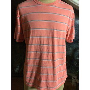 George Mens Pattern Crew Neck Short Sleeve Tee SIZE Large STRIPED